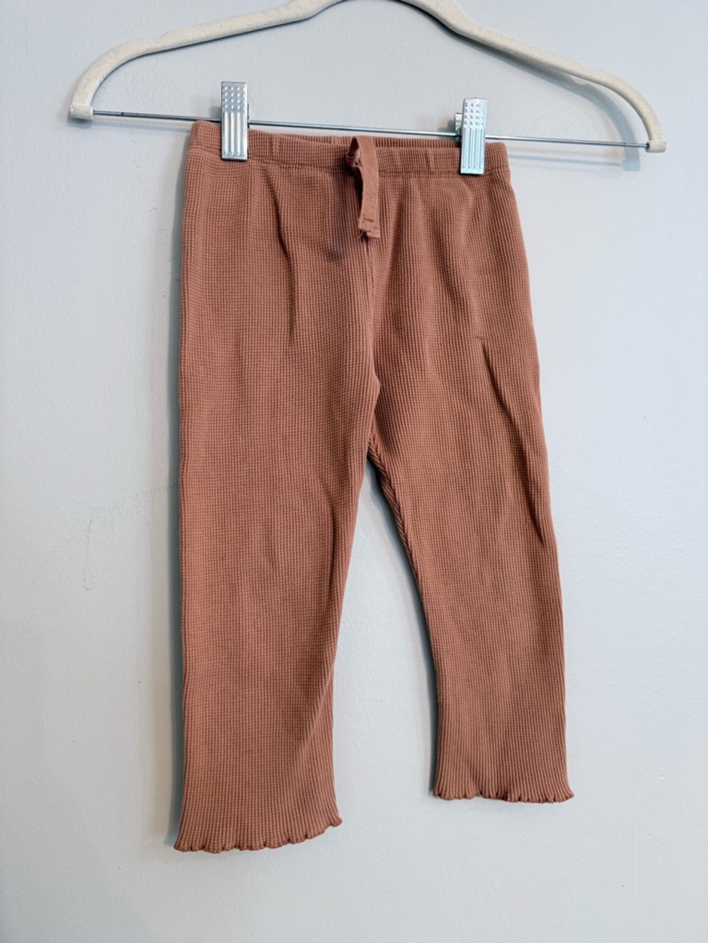 Zara Baby Girl Ribbed Pointelle Leggings